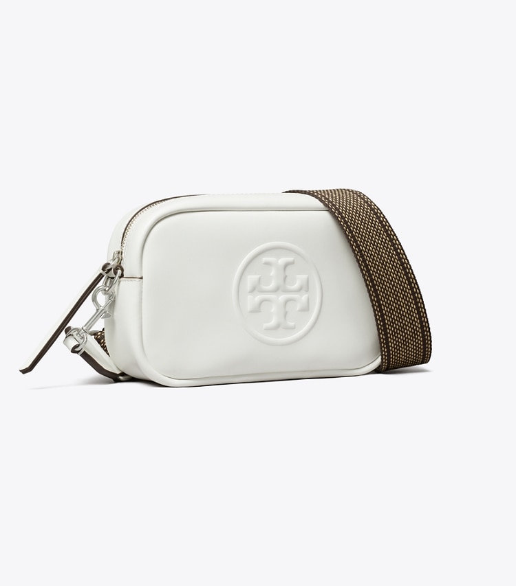 Tory Burch designer crossbody bags Mini Miller natuura™ Crossbody Bag in Bianco angle