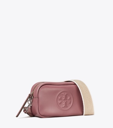 Tory Burch designer crossbody bags Mini Miller natuura™ Crossbody Bag in Mauve angle