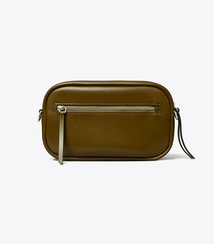 Tory Burch designer crossbody bags Mini Miller natuura™ Crossbody Bag in Dark Olive back