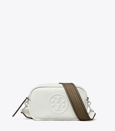 Tory Burch designer crossbody bags Mini Miller natuura™ Crossbody Bag in Bianco front
