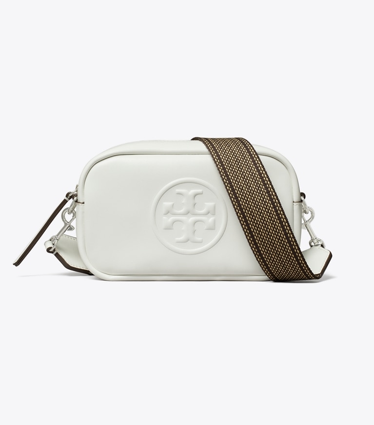 Tory Burch designer crossbody bags Mini Miller natuura™ Crossbody Bag in Bianco front