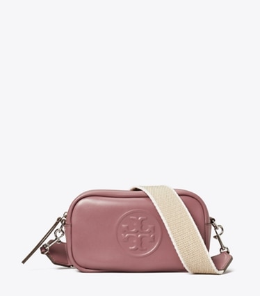 Tory Burch designer crossbody bags Mini Miller natuura™ Crossbody Bag in Mauve front