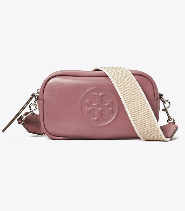 Tory Burch designer crossbody bags Mini Miller natuura™ Crossbody Bag in Mauve front