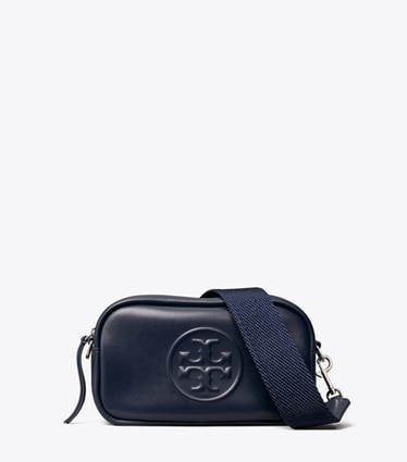 Tory Burch designer crossbody bags Mini Miller natuura™ Crossbody Bag in NEW NAVY front
