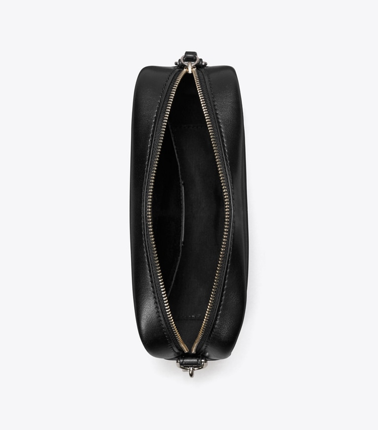 Tory Burch designer crossbody bags Mini Miller natuura™ Crossbody Bag in BLACK overhead