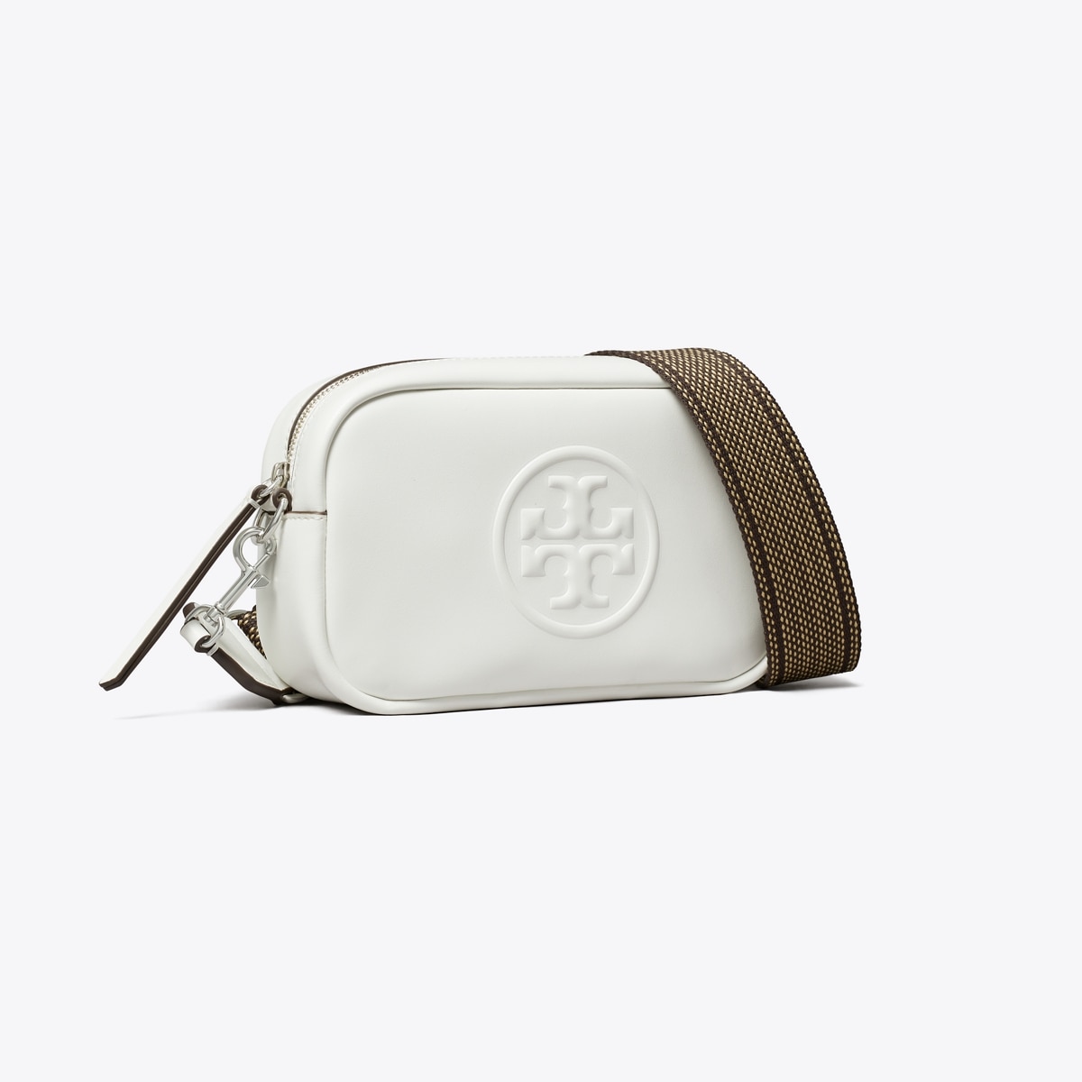 mimi(TORY BURCH) Mini Crinkle Leather Marshmallow Satchel: Women's Designer