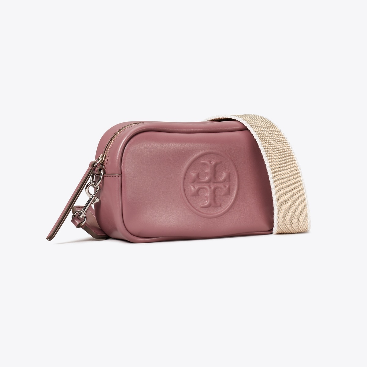 T*I様 Tory Burch ピンクレザーショルダーバッグ Mini Miller natuura™ Crossbody Bag: Women's Designer Crossbody