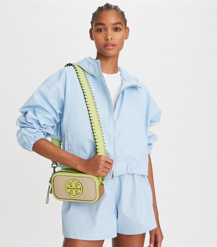 Mini Miller Raffia Crossbody Bag: Women's Designer Crossbody Bags