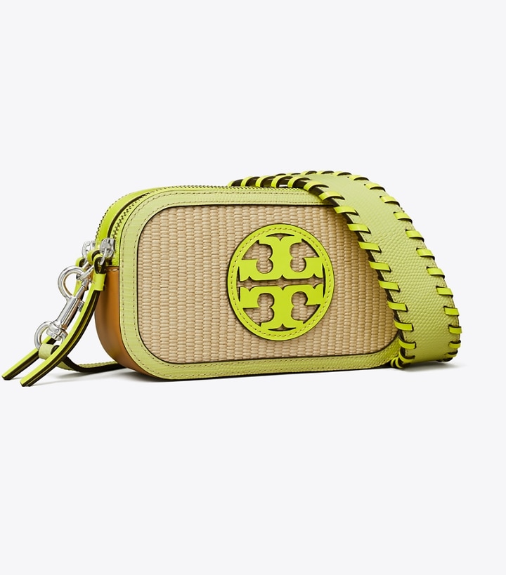Mini Miller Raffia Crossbody Bag: Women's Designer Crossbody Bags | Tory  Burch