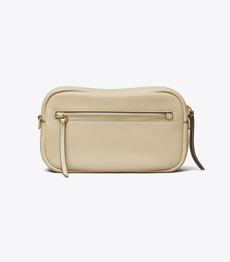 Tory Burch designer crossbody bags Mini Miller Soft Crossbody Bag in Light Stone angle
