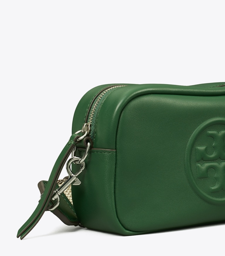 Tory Burch designer crossbody bags Mini Miller Soft Crossbody Bag in Dark Kale angle
