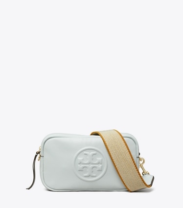Tory Burch designer crossbody bags Mini Miller Soft Crossbody Bag in Light Sea front