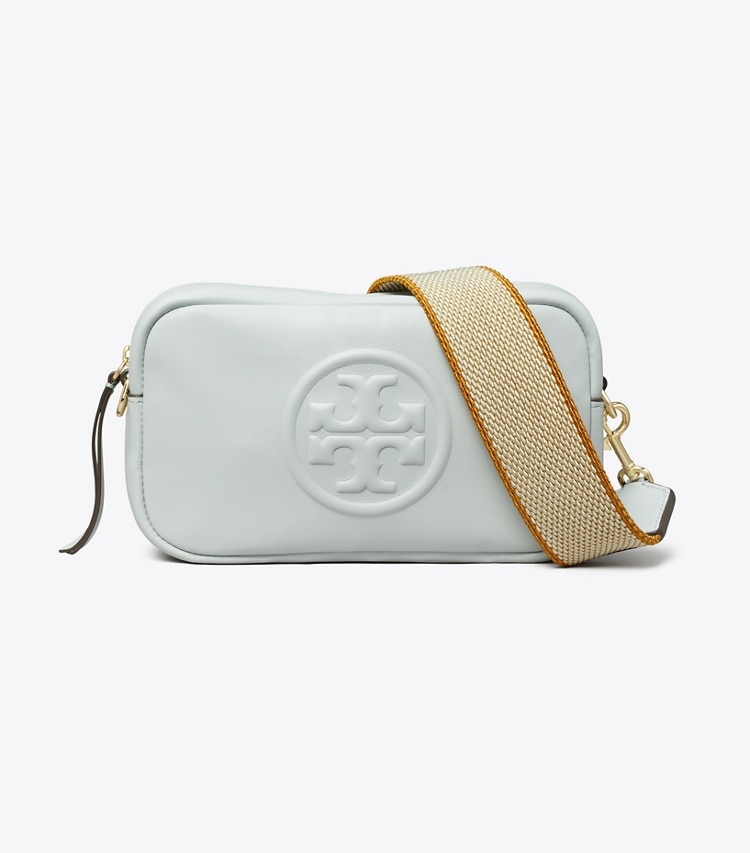 Tory Burch designer crossbody bags Mini Miller Soft Crossbody Bag in Light Sea front