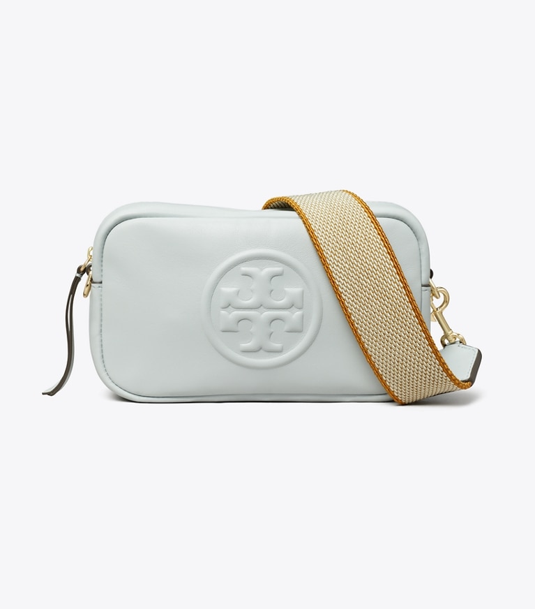 Tory Burch designer crossbody bags Mini Miller Soft Crossbody Bag in Light Sea angle