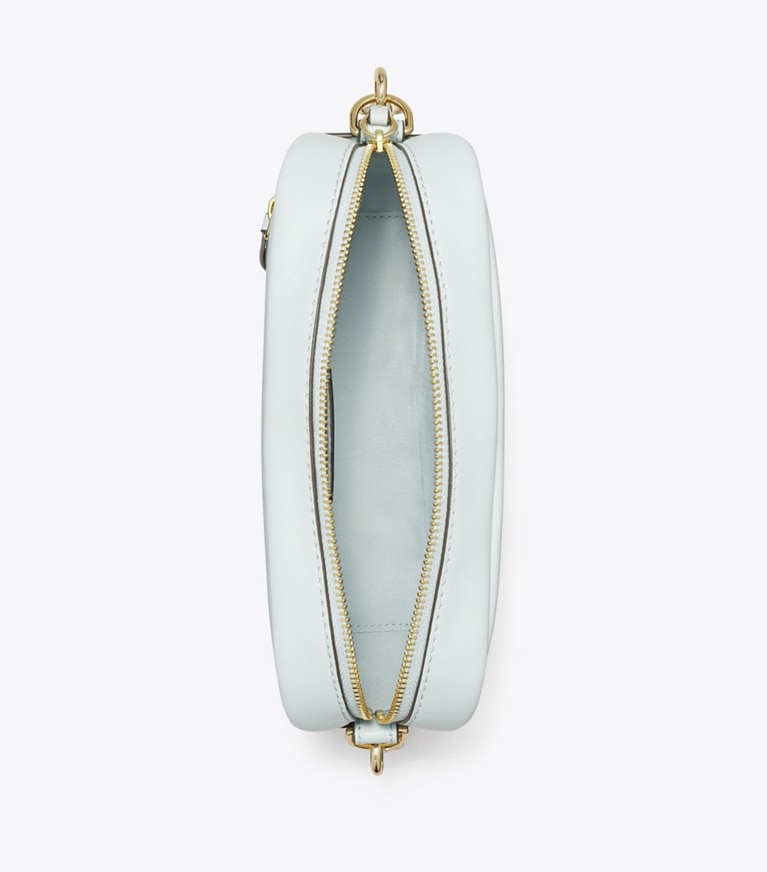 Tory Burch designer crossbody bags Mini Miller Soft Crossbody Bag in Light Sea angle