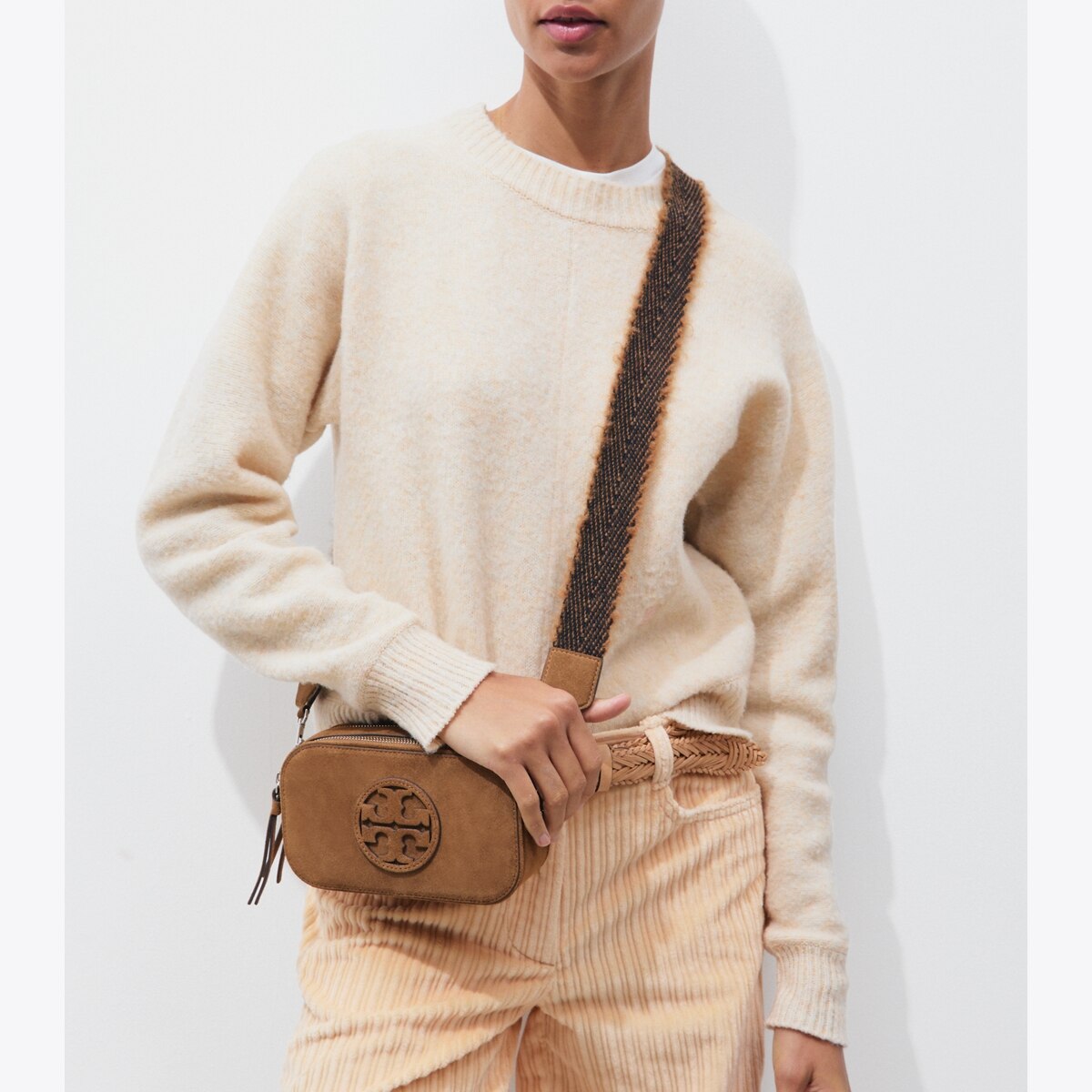 MINI MILLER SUEDE CROSSBODY BAG - thumbnail 2
