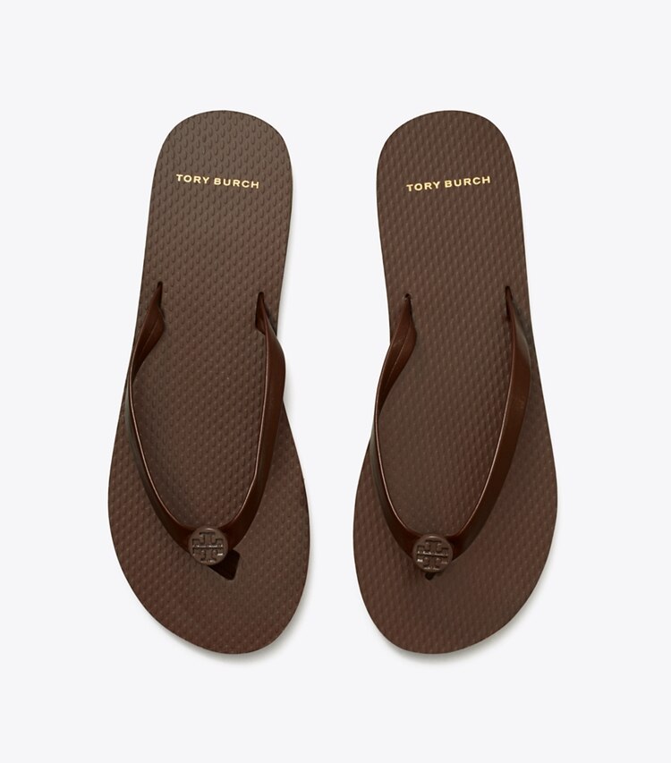 Tory Burch designer sandals Mini Minnie Flip Flop in DEEP CHOCOLATE/ DEEP CHOCOLATE/ DEEP CHO overhead