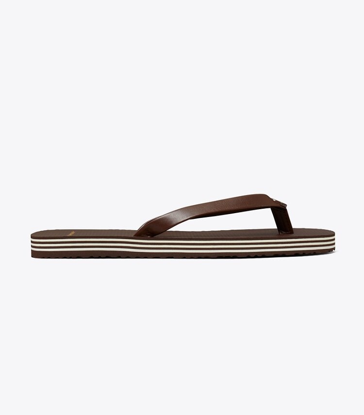 Tory Burch designer sandals Mini Minnie Flip Flop in DEEP CHOCOLATE/ DEEP CHOCOLATE/ DEEP CHO side