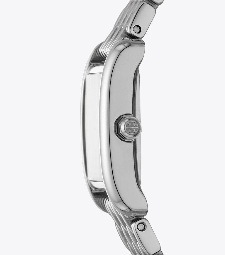 Tory Burch designer montres bracelet Mini montre Eleanor in TURQUOISE/SILVER front