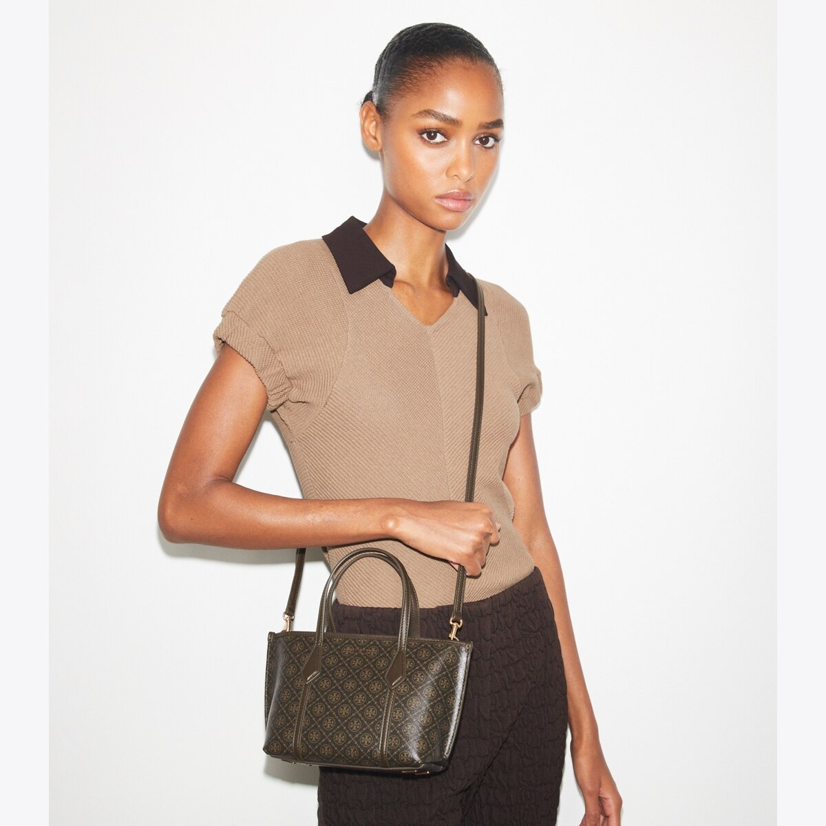 Mini Perry Coated Canvas Tote: Women's Designer Crossbody Bags