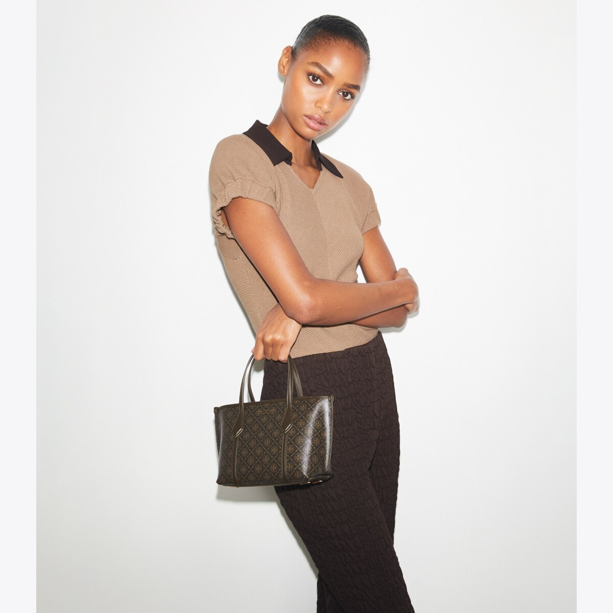 Tory Burch Coated Canvas Tote Designer Tory Burch Bags Tory Burch