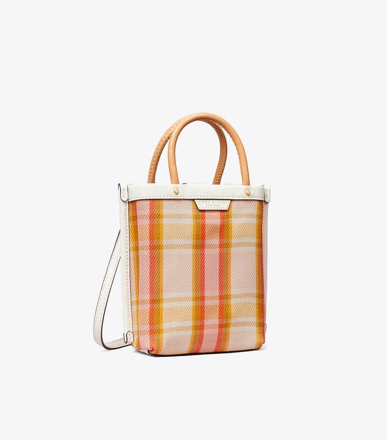 Tory Burch designer crossbody bags Mini Perry Mesh Tote in Canyon Flower angle