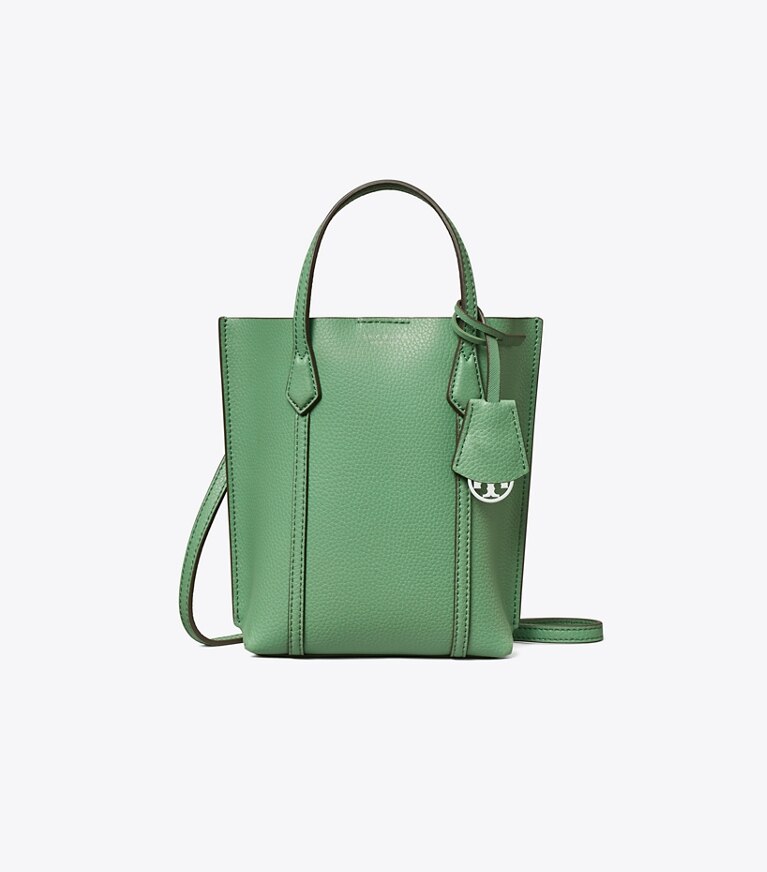 Tory Burch designer crossbody bags Mini Perry Tote in Patina angle