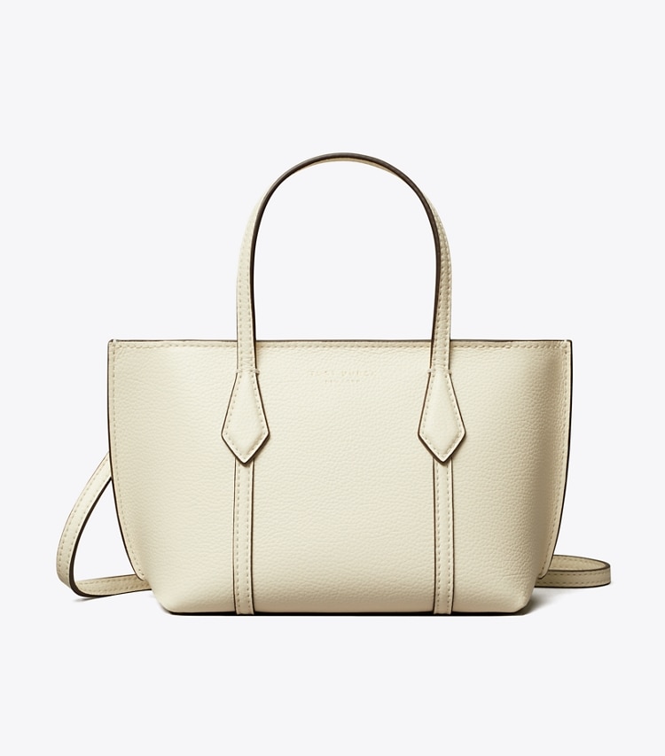 Tory Burch designer crossbody bags Mini Perry Tote in Warm White front