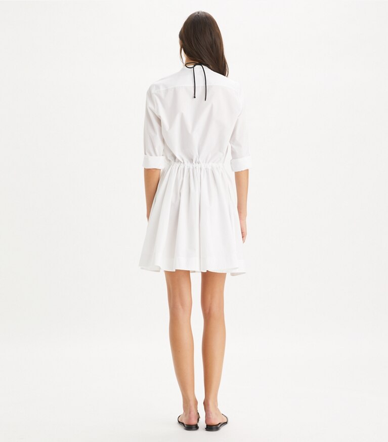 Tory Burch designer paréos Mini robe en coton in White front