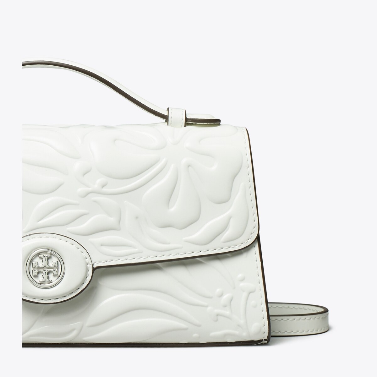 Mini Robinson Floral Embossed Crossbody: Women's Designer Mini Robinson Floral Embossed Crossbody: Women's Designer