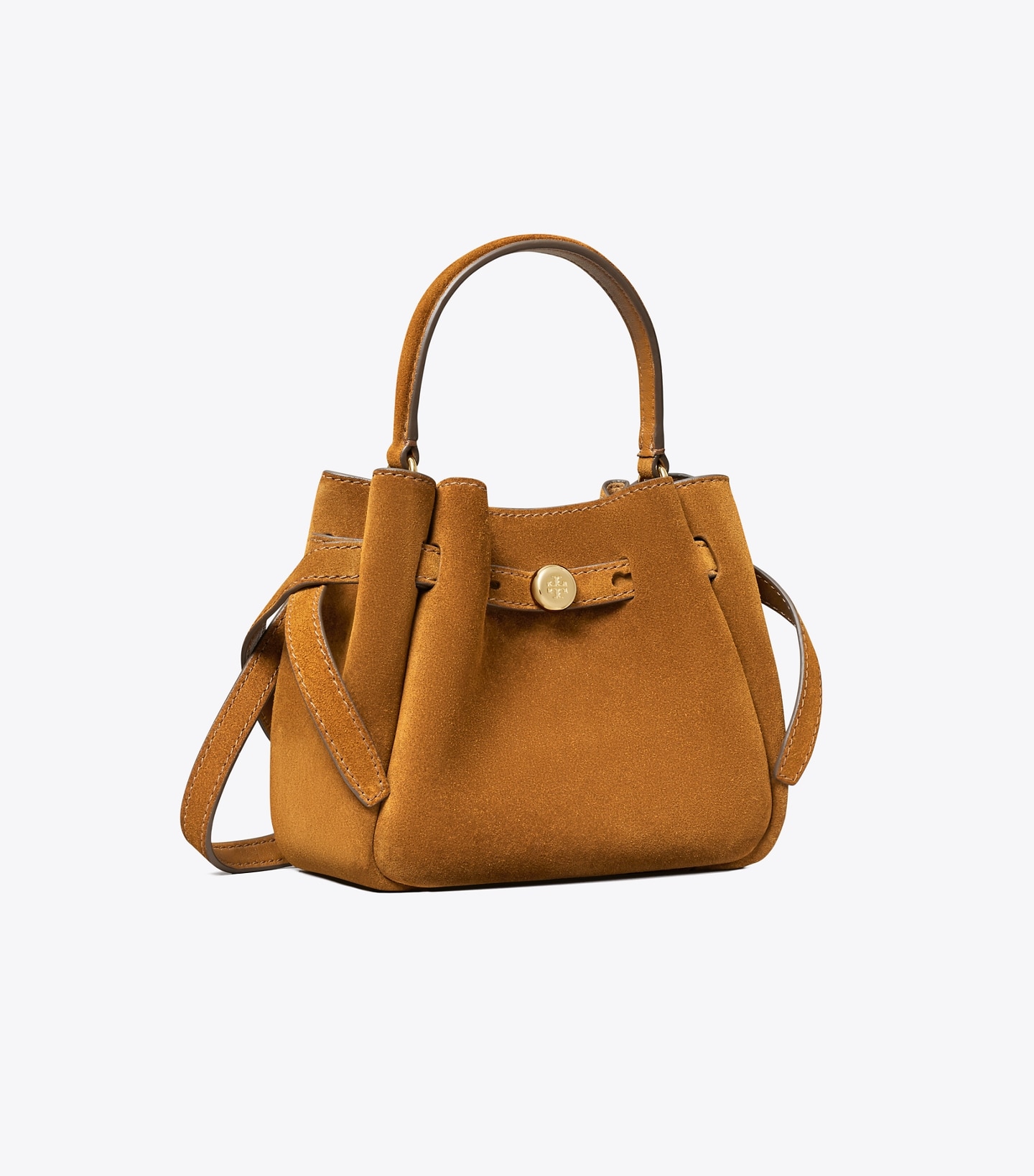 Mini Romy Suede Bucket Bag