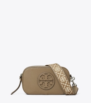 Tory Burch designer sacs à bandoulière Mini sac à bandoulière Miller in Wild Mushroom front