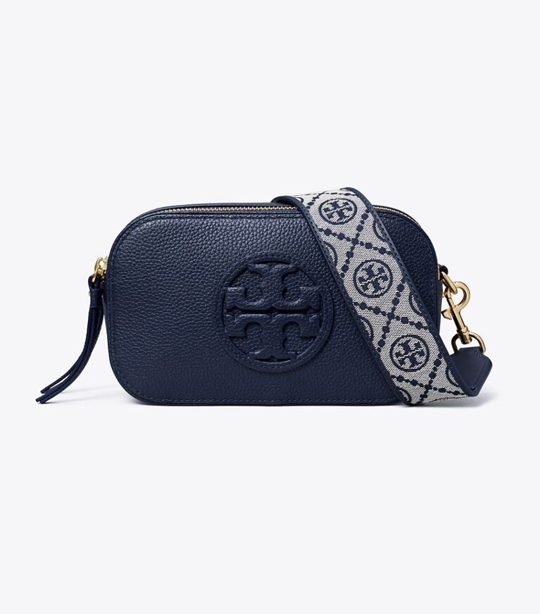 Tory Burch designer sacs à bandoulière Mini sac à bandoulière Miller in Tory Navy front