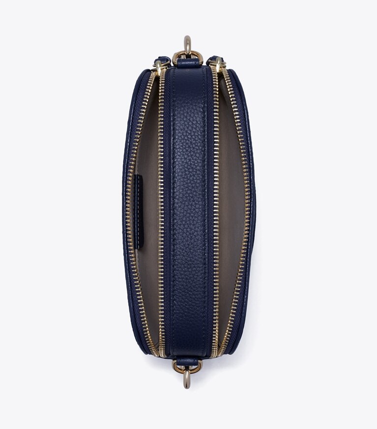 Tory Burch designer sacs à bandoulière Mini sac à bandoulière Miller in Tory Navy dessus