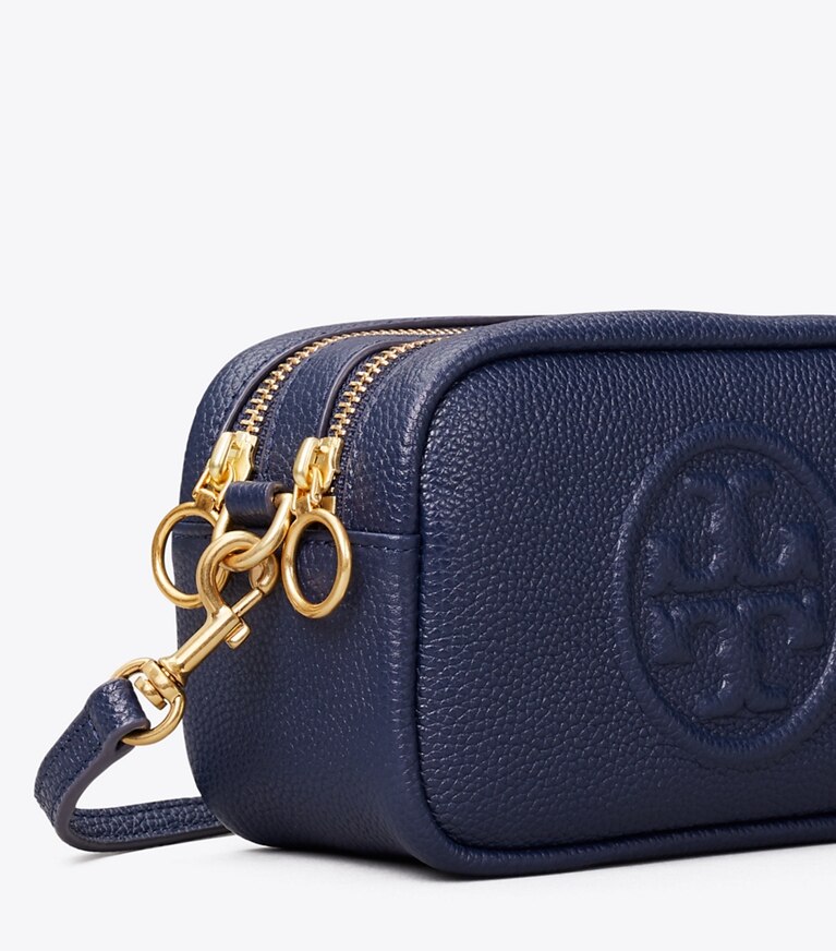 Tory Burch designer sacs à bandoulière Mini sac bombé Perry in Royal Navy informations