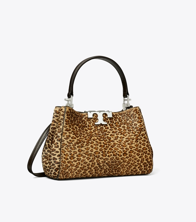 Tory Burch designer sacs à bandoulière Mini sac Eleanor en cuir de veau façon poulain dans Multi angle
