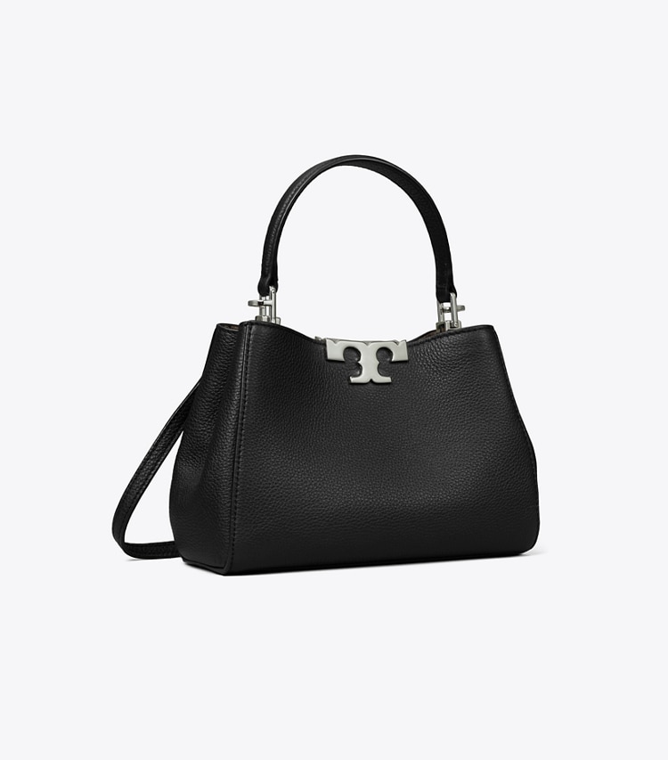 Tory Burch designer sacs à bandoulière Mini sac souple Eleanor dans Black angle