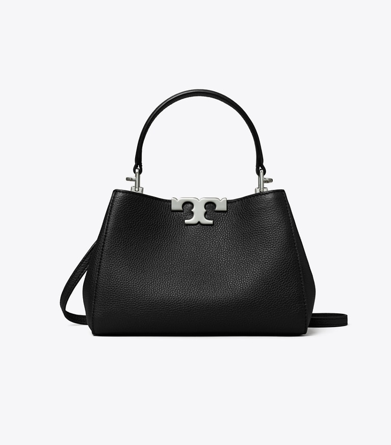 Tory Burch designer sacs à bandoulière Mini sac souple Eleanor dans Black de face
