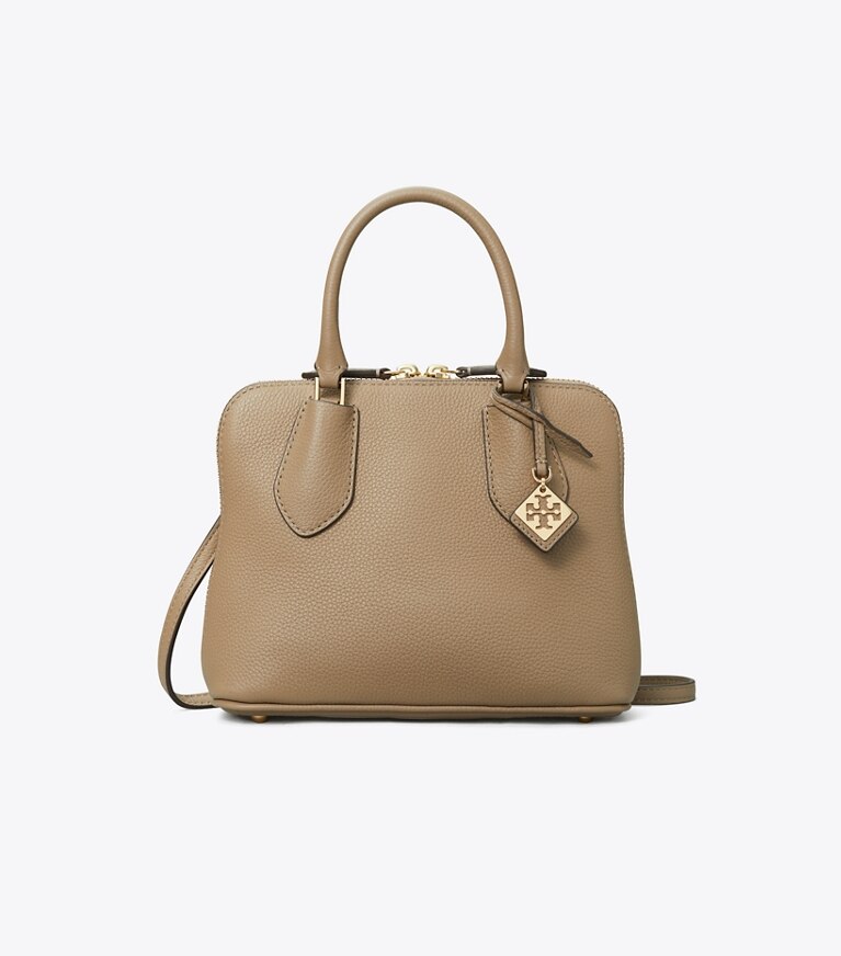 Tory Burch designer sacs à bandoulière Mini sac Swing in Taupe Oak angle