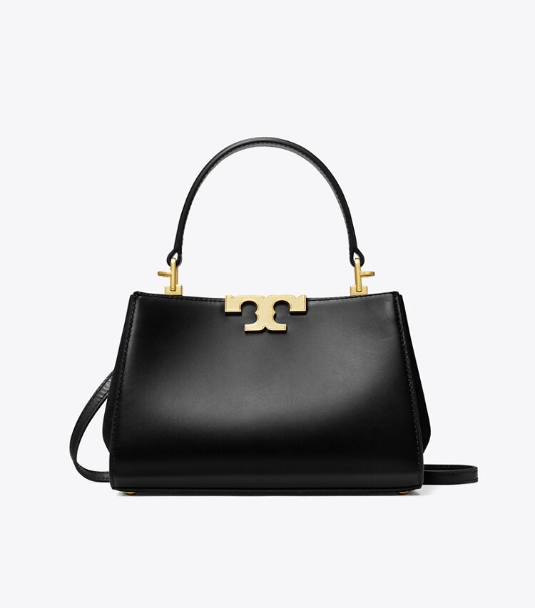 Tory Burch diseñador bolsos bandolera Mini Satchel Eleanor en Black frente