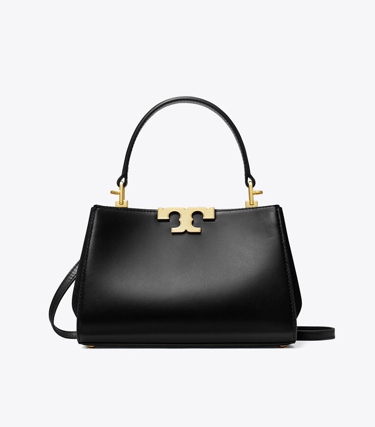 Tory Burch diseñador bolsos bandolera Mini Satchel Eleanor en Black frente
