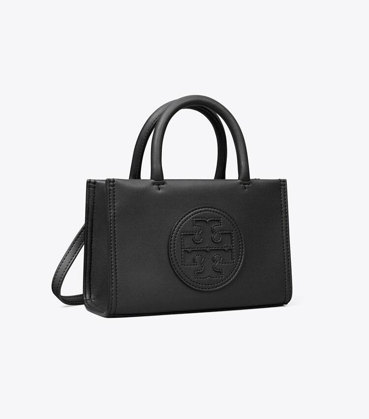 Tory Burch designer borse a spalla Mini shopping Ella Bio in Black angle