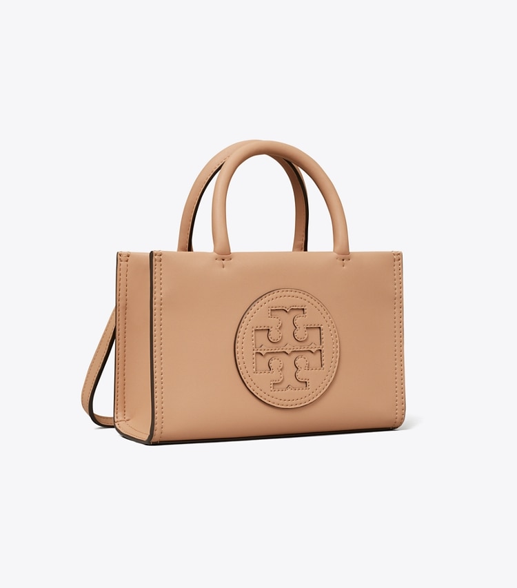 Tory Burch designer borse a spalla Mini shopping Ella Bio in Light Sand angle