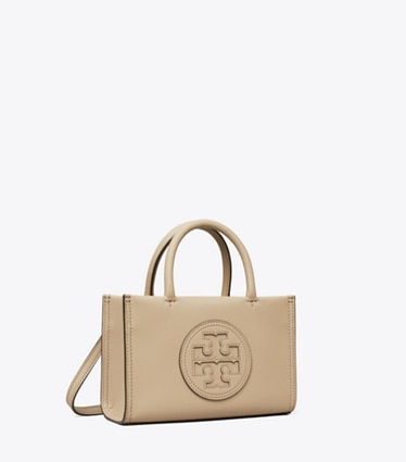 Tory Burch designer borse a spalla Mini shopping Ella Bio in Fresh Clay angle