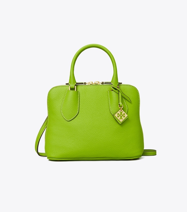 Tory Burch designer crossbody bags Mini Swing Satchel in Wheat Grass front