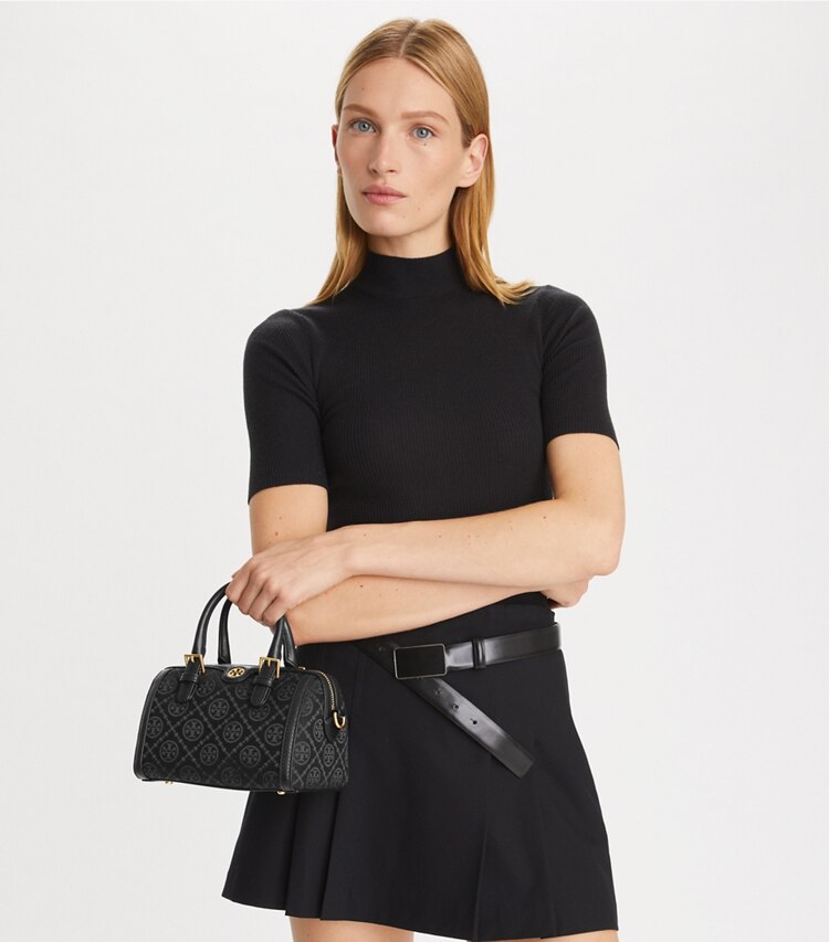Mini T Monogram Perforated Bucket Bag: Women's Designer Crossbody