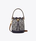 Mini T Monogram Bucket Bag: Women's Designer Crossbody Bags | Tory Burch