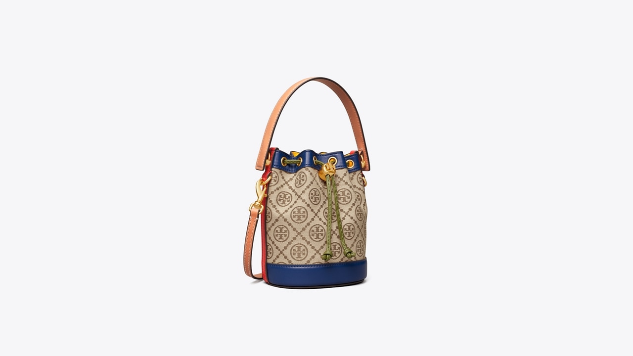 Mini T Monogram Colorblock Bucket Bag: Women's Handbags | Crossbody ...