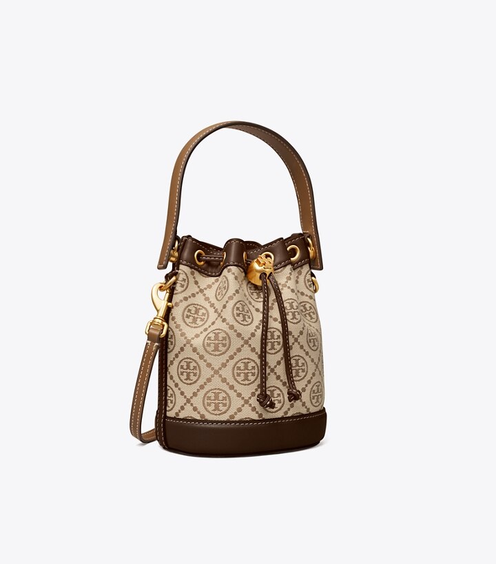 Mini T Monogram Jacquard Bucket Bag: Women's Designer Crossbody Bags | Tory  Burch