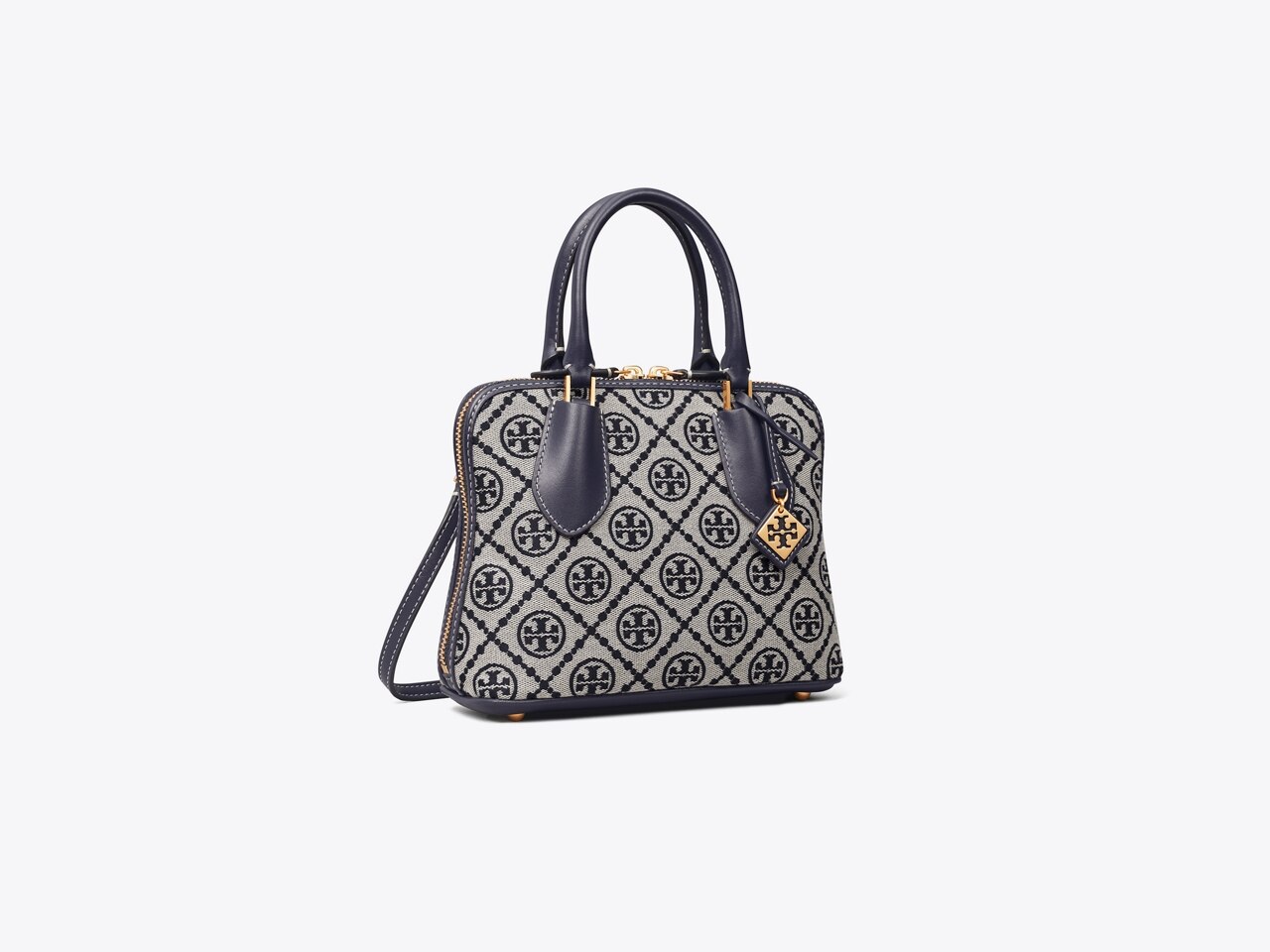 Mini T Monogram Jacquard Swing Satchel: Women's Handbags 